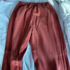 aerie coral sweat pants